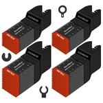 Daemkod 50 Pack Bi-metal Oscillating Saw Blades Cutting, Red And Black. Fixed Price $74.90.