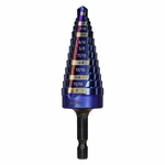 Spyder 19071 1/4 To 1-INCH Hex Shank 12 Step Drill Bit Hss Mach-blue. Fixed Price $75.11.