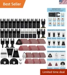 High-performance 154-PIECE Oscillating Saw Blade Set Ideal Home Renovation. Fixed Price $57.99.