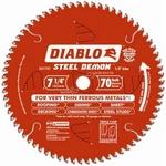 Diablo D0770F 7-1/4" X 70-TEETH Steel Demon Carbide Saw Blade For Thin Metal. Fixed Price $37.49.