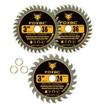 Foxbc Inch Carbide Circular Saw Blade 24 Tooth, 36 For Wood, Yellow. Fixed Price $20.46.