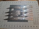 8 Nos Klein Tools 709 10T 4-INCH Magic-slot Electrician's Cut-in Blades. Fixed Price $33.11.