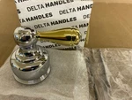 Delta H55CB Chrome & Brass Large Lever Handle Kit W/ Screws Hex Key Nos. Fixed Price $55.00.