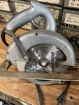 Vtg #U337 Black & Decker 7-1/4 Professional Hd Circular Saw Polished Aluminum. Fixed Price $100.00.