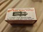 Milwaukee 49-57-1689 1-11/16 In Quick Change Tang Drive Steel Hawg Cutter. Fixed Price $34.99.