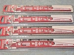 Freud DS0909CGP3 Diablo 9" Carbide General Purpose Reciprocating Blade Set Of 4. Fixed Price $65.00.