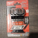 Milwaukee Nitrus Carbide Extreme Materials Oscillating Multi-tool Blades, 3-PACK. Fixed Price $23.00.