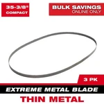 Milwaukee Band Saw Blade 35 3/8 12 14 Tpi Metal Cutting Compact Pack. Fixed Price $41.89.