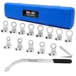 Jeuclel 15PC Belt Tensioner Pulley Tool Kit Universal Idler Removal Set. Fixed Price $68.99.