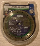 Vulcan 7" Continuous Rim Turbo Diamond Saw Blades Dry/wet Cut 5802459. Fixed Price $18.99.