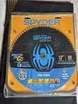 Spyder 13015 Carbide Tipped 12" 80-TOOTH Fine Finish Framing Saw Blade. Fixed Price $37.99.