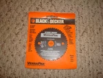 Black & Decker Versapak 50-TOOTH 3-3/8" Cordless Circular Saw Blade 15MM New. Fixed Price $9.99.