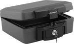 Fireproof And Waterproof Safe, Black Portable Lock Box With Key Carryin. Fixed Price $64.22.