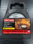Craftsman Circular Saw 7 1/4 Mach Carbide And Steel Blade Caddy 32522 Usa Nos. Fixed Price $34.99.