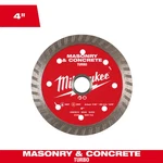 Milwaukee 49-93-9402 4" Turbo Dia Blade. Fixed Price $17.26.