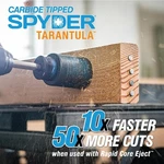 Spyder Tarantula 1 In Carbide-tipped Non-arbored Hole Saw 600896 New Worn Box. Fixed Price $12.33.