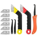 11 Pack Grout Removal Tool Kit, 2 Tile Saws With 6 Extra Blades + Bonus Ha. Fixed Price $19.98.
