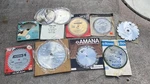 Lot Of Vantage Pcs Craftsman/amana/lifetime 10" /9"/12" Circular Saw Blades. Fixed Price $120.00.