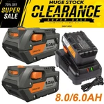 Pack For Ridgid R840087 8.0AH Lithium Battery Rigid 18 Volt R840085 Power Tools. Fixed Price $44.99.
