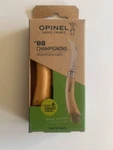Opinel Stainless Steel Folding Mushroom Hunting Knife With Beechwood Handle. Fixed Price $43.00.