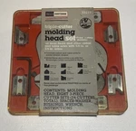 Vintage Sears Craftsman 93217 Triple Cutter Molding Head Set. Fixed Price $54.99.
