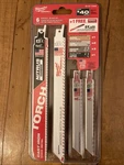Milwaukee Sawzall General Purpose Reciprocating Blade Set (6-PIECE) 49-22-1306A. Fixed Price $16.99.