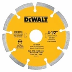 Dewalt DW4713 4-1/2" Dry Cut Segmented Diamond Blade With 5/8" 7/8" Arbor. Fixed Price $17.50.