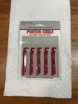 5- Nos Porter Cable 12342 Bayonet Saw Blades 24TPI Light Gauge Metal. Fixed Price $24.00.
