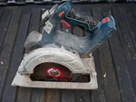 26CC87 Bosch Circular Saw, 36V, #1671 6-1/2" Blade, 601 F71 R10: Guard Is Bad. Fixed Price $49.96.