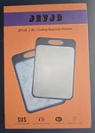 New Jevjb 2 1 Cutting Board Stainless Steel Durable Hard Plastic Kitchen Cook. Fixed Price $13.95.