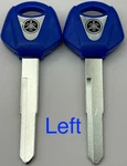 2 Keys Yamaha Yzf R1 R6 Mt Fz Xjr Xmax Nmax Blanks Blade Motorcycle Uncut. Fixed Price $9.95.