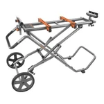 Ridgid Universal Portable Mobile Miter Saw Stand With Mounting Braces, Wheels. Fixed Price $206.40.