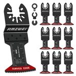 10 Pcs Bi-metal Oscillating Tool Blades Cutting, 1-3/4" Curved Edge Multit. Fixed Price $19.11.