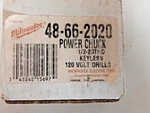 Milwaukee 48-66-2020 Power Chuck 1/2-20THD Keyless For Use W/ 120V Drills. Fixed Price $69.00.