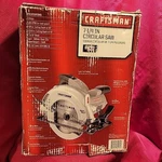 Circular Saw 1/4 13 Amp Adjustable Craftsman Laser Nos Nib Led Light 910871. Fixed Price $69.69.