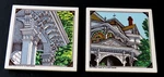 Read Vintage 1989 Artmark Chicago San Ho Mansion Trivet Tile Lot Of 4.25"X4.25. Fixed Price $12.95.
