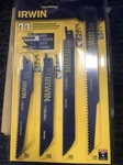 Irwin 4935496 Last Longer Faster Cuts Bi-metal Reciprocating Saw Blade Set. Fixed Price $14.00.