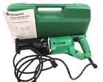 Hitachi 4" Reciprocating Saw Model CR10V With Green Hardcase And Manuals. Fixed Price $49.95.