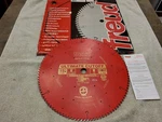 New Freud, 15" 108 Tooth Ultimate Cutoff Blade. Fixed Price $80.00.