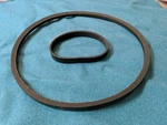 New Drive Belt Set For Jet Table Saw JPS10-TS 10". Fixed Price $26.95.
