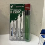 Masterforce 8PC Bi Metal With Cobalt Reciprocating Saw Blade Set. Fixed Price $18.89.