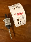 Milwaukee 4-1/8" Dozer Bi-metal Hole Saw + Lenox Arbor & Pilot Like N3W!!!. Fixed Price $29.95.