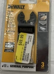 Dewalt 1-1/4" General Purpose Oscillating Blades 3PC DWA4254-3. Fixed Price $37.15.