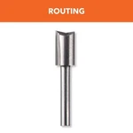 Dremel 1/4" 1-FLUTE Straight Router Bit Hss 1/8" Shank. Fixed Price $28.26.