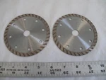 (2) New Black & Decker 4" Turbo Rim Diamond Blades Stone Masonry Brick. Fixed Price $20.90.