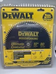 Dewalt DW3218TK Ultimate Crosscut 5/8" (16MM) Arbor Miter/table Saw 10" Diameter. Fixed Price $39.99.