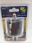 Bosch Daredevil 2-1/8 In. Wood Hole Saw With Arbor HCD212. Fixed Price $10.99.