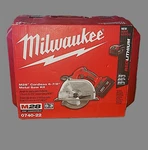 Milwaukee 0740-22 M28 Cordless 6-7/8" Metal Cutting Saw Batteries And Charger. Fixed Price $359.99.