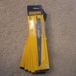 Irwin Model# 372606-C Carbide Recipricating Saw Blade 6" Tpi New 5 Pcs. Fixed Price $10.00.