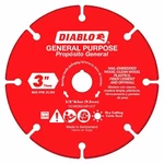 Diablo DCW030CAR101F 3IN Carbide Grit Multi-material Cut-off Wheel 3/8 Arbor. Fixed Price $16.90.